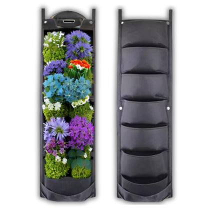 SunVara Fence Planters Wall Planters for Outdoors Plants Vertical Planter Balcony Planter Vertical Garden Wall Pocket Planter Outdoor Wall Planter Fence Garden Planter Vertical Wall Garden