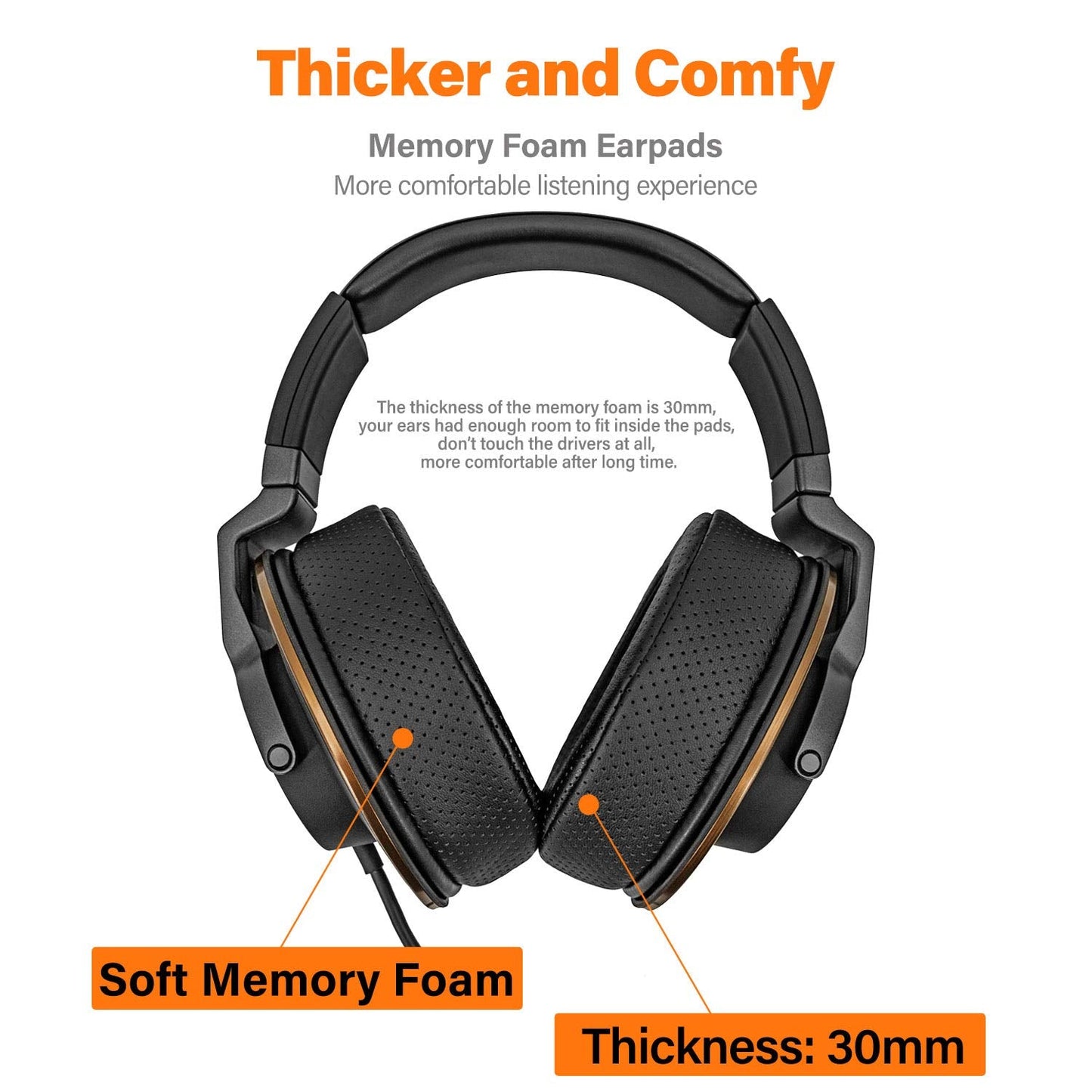 Replacement Ear Pads Compatible with HD668B, SR850, ATH-A900, ATH-AD500X, ATH-A700, AD700X, AD900X, ATH-A990z, ATH-R70X, ATH D700X, AD1000X, AD2000X Headphones (Perforated)