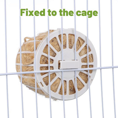 balacoo Bird Nesting Material with Basket Natural Jute and Cotton Bedding for Small Birds Parakeets Canaries Cockatiels Soft Comfortable Nesting Supplies for Garden and Home