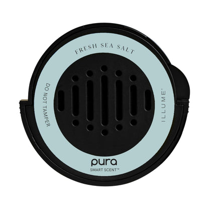 Pura Car Scent Refill - Fragrance for Pura Car Diffuser - Clean & Safe Luxury Diffuser Scent - Long-Lasting Fragrance for 30 Days of Aroma - Fresh Sea Salt