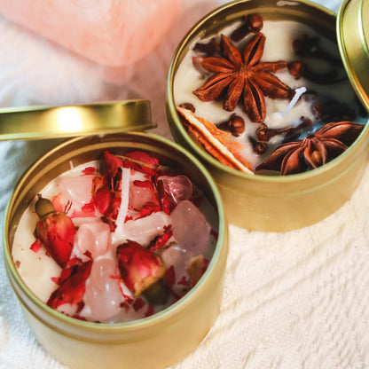 Pink Himalayan Salt SPA Gift, Botanical Bath, Herbal Bath, Salt Soak, Ritual Bath Salts, Self Care Set, Spiritual Bath Soak, Ritual Bath Herbs 100% Natural Bath Gift for Her