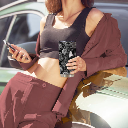 ATHAND Wed TV Show Tumbler,In A World Full Of Mondays Cup,Tv Shows Merchandise for Women Girls Teen,Horror Goth Movie Lover Gift TV Show Fans Present,1 Pcs