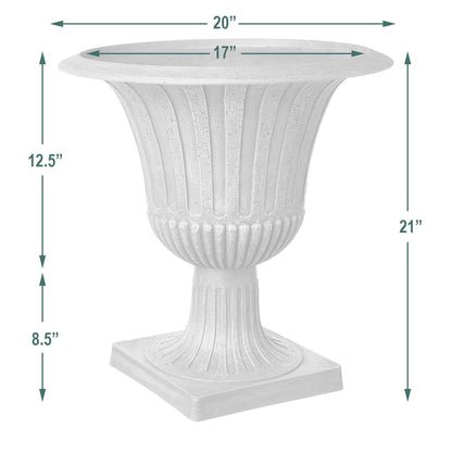 Arcadia Garden Products G50C Urn, 20 by 21-Inches, Chocolate