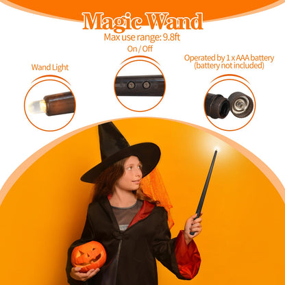 Hievil 12pcs 10in Floating Jack-O-Lanterns with Wand Remote and 24pcs LED Tea Lights for Decor