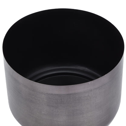 CosmoLiving by Cosmopolitan Metal Planter, Set of 3 9', 7', 6'H, Black