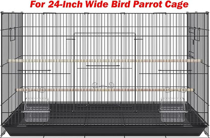 New Natural Wood Perches for Bird Cage, Many Sizes (24")