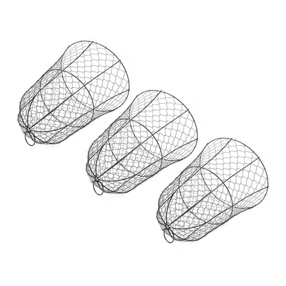 Garden Chicken Wire Cloche 10 Pack Garden Cloches for Plants Wire Plant Protectors from Animals Bell Shape Design Hook on the Top Thickened Iron Construction for Seedlings Shrubs Protection