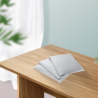 GINLANK 30 PCS 11.4 x 14 Inch Bubble Mailers, Silver Padded Mailing Envelopes, Practical Self Seal Aluminum Film Shipping Envelopes for Packing, Mailing