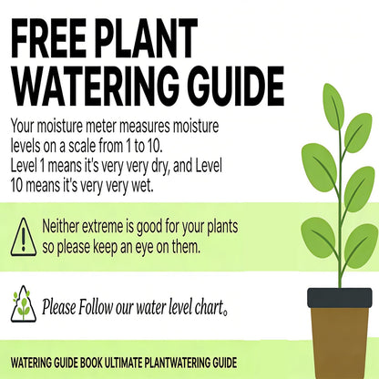 METINFUS Soil Moisture Meter, Hygrometer Soil Tester for Plants, Moisture Sensor, Soil Moisture Sensor without Battery, Ideal Garden Tool for Lawn, Indoor and Outdoor Use (Light Green, Pack of 2)