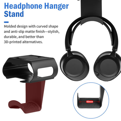 FSNIWEKO Under Desk Headphone Hanger Stand for SteelSeries Arctis Nova Pro Wireless-Arctis Pro Wireless NOVA Magnetic Mount Secretlab Magnus Version,Headphone Holder for Arctis Nova Pro Wireless