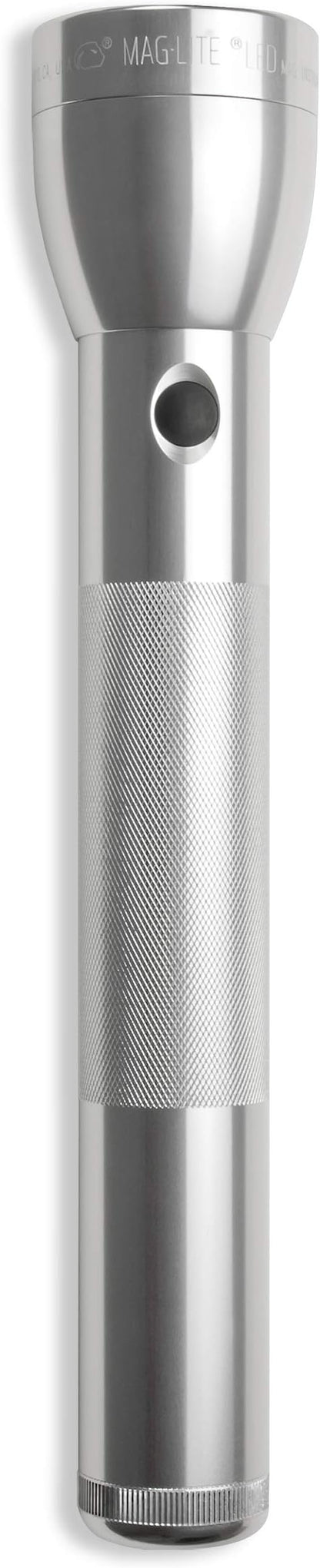 Maglite ML300L LED 3-Cell D Flashlight, Adjustable Focus, Long Battery Life, Water-Resistant, Tactical and Emergency Use – Silver