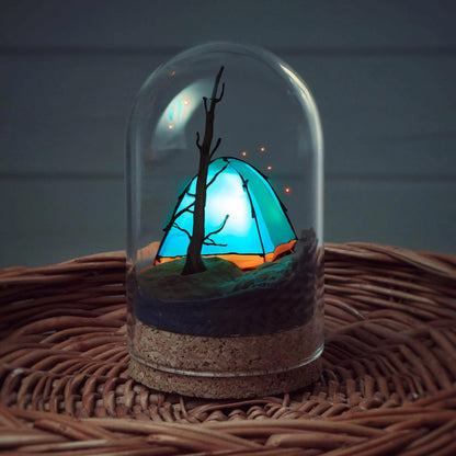 Toyvian 5 Pcs Cloche Glass Dome: Clear Glass Display Dome with Wood Base, Decorative Jars, Transparent Display Cover for Flower Storage, Christmas Party Favor, Keepsakes Collectibles