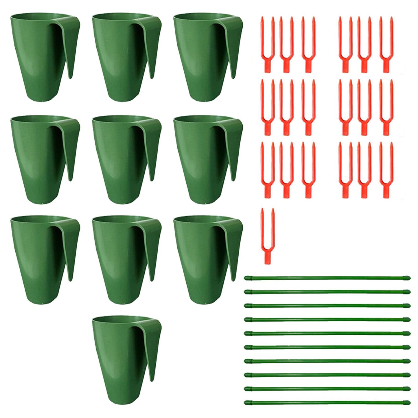 ordinarYone Breathable Strawberry Propagation Cups with Runner Forks for Root Rot and Promoting Growth in High Hu