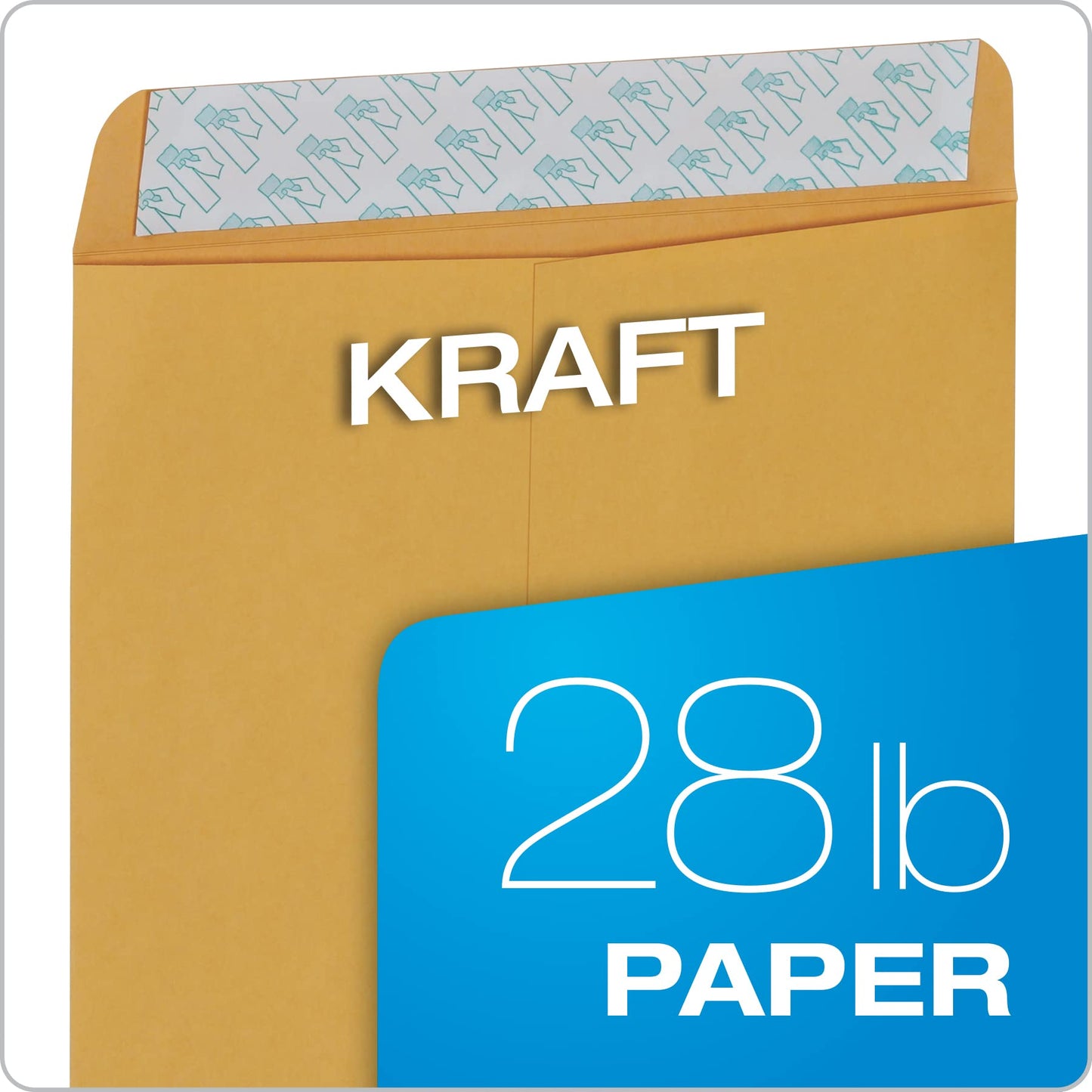 Quality Park 9 x 12 Catalog Envelopes, 100 Pack, Document Envelopes with Self Seal Closure, Heavyweight 28 lb Paper, Self Sealing Envelope for Mailing, Filing and Organizing, Brown Kraft