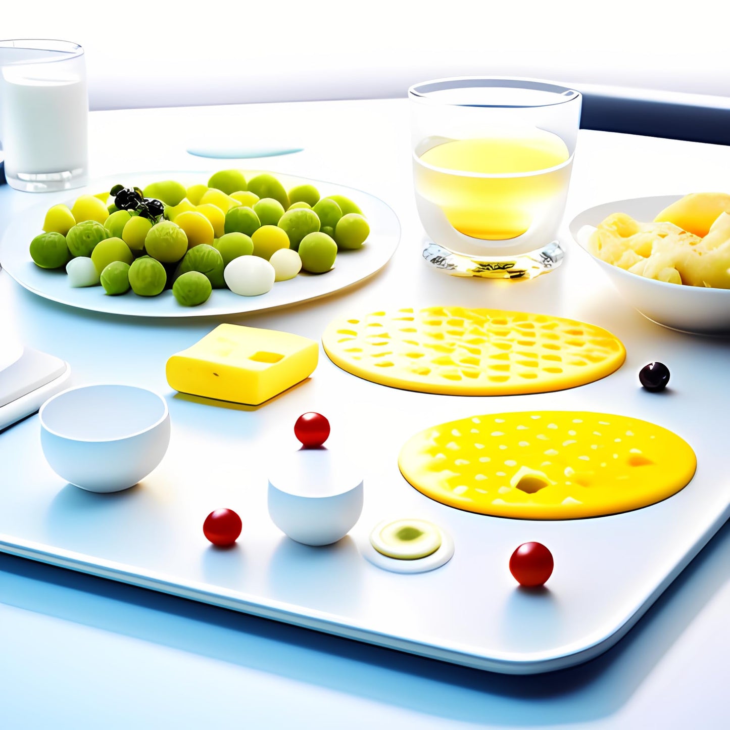 Sisson Distribution Premium Porcelain Square Serving Platter - 10 Inch, Elegant White Butter Board for Cheese, Charcuterie, Weddings, Parties, Microwave & Dishwasher Safe