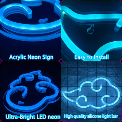 Sunset Neon Sign for Wall Decor, Wave Sign LED Light Sign for Bedroom Wall, Dimmable Neon Lights Signs for Man Cave Bedroom, Living Room, Party, Bar, USB Powered (8.8 * 16in)