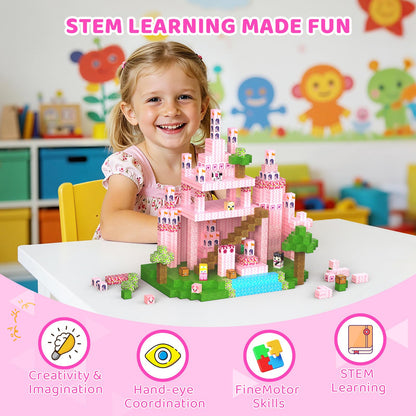 Uneviesyka Magnetic Blocks,100 PCS Magnetic Building Blocks Set STEM Montessori Sensory Educational Construction Cubes Toys,Christmas Birthday Easter Gifts for Kids Boys Girls Toddlers Age 3-10