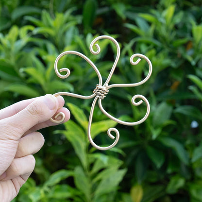 YOHSNOR 5PCS Monstera Plant Support System 4.1IN - Durable Hook Stem Supports for Healthy Growth, Stabilizer for Leaves and Turtle Shells, Easy-to-Use Indoor Plant Care, Ideal Present for Plant Lovers