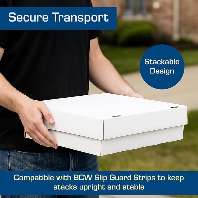 BCW Monster Box - 5ct Trading Card Storage Box | Holds 3200 Cards | Sports & TCG Card Organizer