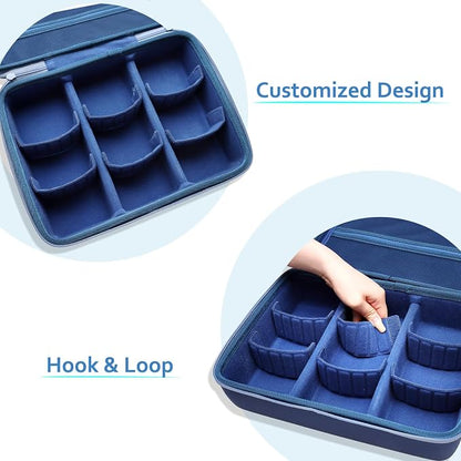 XANAD Card Game Case Fits 3000+ Cards, Fits for Baseball Sports playing card/UNO/playing card Against Humanity Card Game and All Other Card Games Expansions (Dark Blue)