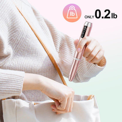 20000RPM Electric Nail Drill Compact Portable Efile Professional Manicure Pedicure Nail File Drill Kit for Acrylic, Gel Nails and Home Salon Use