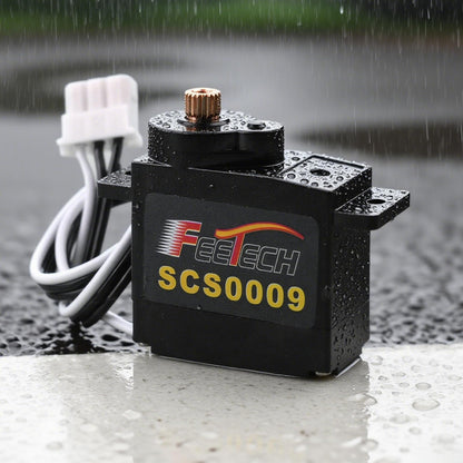RCmall SCS0009 Serial Bus Servo Kit SCS0009 2.3KG Micro Servo Metal Gear w/300° Encoder TTL/RS485 for Robot Arm, RC Helicopter, Arduino, STEAM (10 Servos)