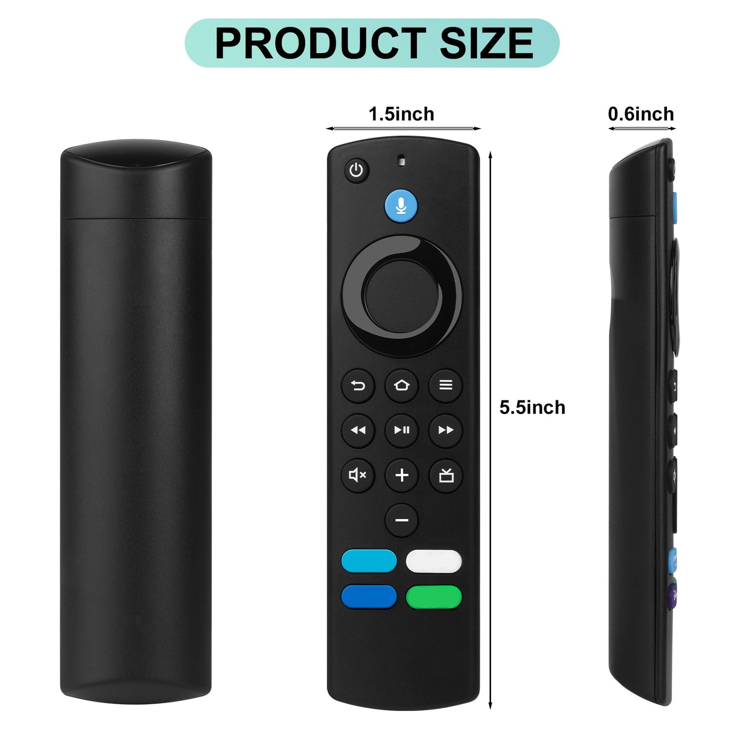 Replacement Voice Remote for All Series,Stick 4K/4k Max(1st/2nd Gen),Stick(2nd/3rd Gen)/Lite/HD,TV Cube,for Omni,Insignia,Pioneer Smart TVs