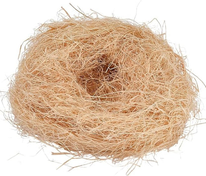 CREATCABIN 30G Natural Raffia Grass Bird Nesting Grass Easter Basket Gift Box Vase Filling Decoration Canary Finch Box Fillers for Birds Pets Nest Cages Budgie Hummingbird Parakeet Gift Packing
