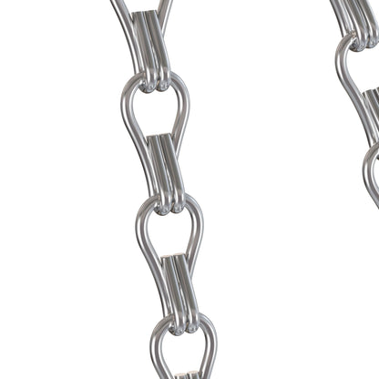 garini 3 Pack, 23 Inch Hanging Baskets Chain, Hanging Chains with Hooks Flower Pot Chain Replacement Plant Hangers for Planters, Bird Feeders and Lanterns(Silver)…
