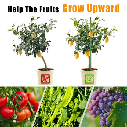 LAVEVE Garden Stakes 36 Inches Heavy Duty Steel Tomato Stake, Plastic Coated Support for Securing Trees, Climbing Plants, Cucumber, Beans, Pack of 20