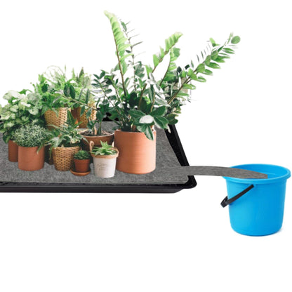 Rejopfad Capillary Mat Automatic Watering System for Plants 4 FT by 5.2 FT, Capillary Matting for Plants Indoor Self Watering System Seed Mat Include 20Pcs Plant Labels