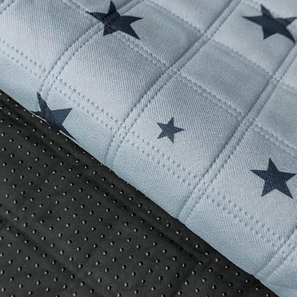 RIOUSSI Washable Pee Pads for Dogs, Reusable, Absorbent, Leakproof, Non Slip Pet Puppy Pads for Potty Training. Gray Stars, 48x65 Inch(1pack)