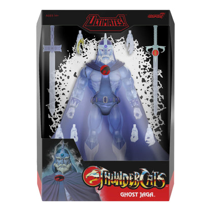 Super7 ULTIMATES! Thundercats Ghost Jaga - 7" Thundercats Action Figure with Accessories - Classic Cartoon Collectibles and Retro Toys