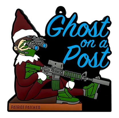 Patriot Patch Co. - Ghost on a Post - Christmas Ornament