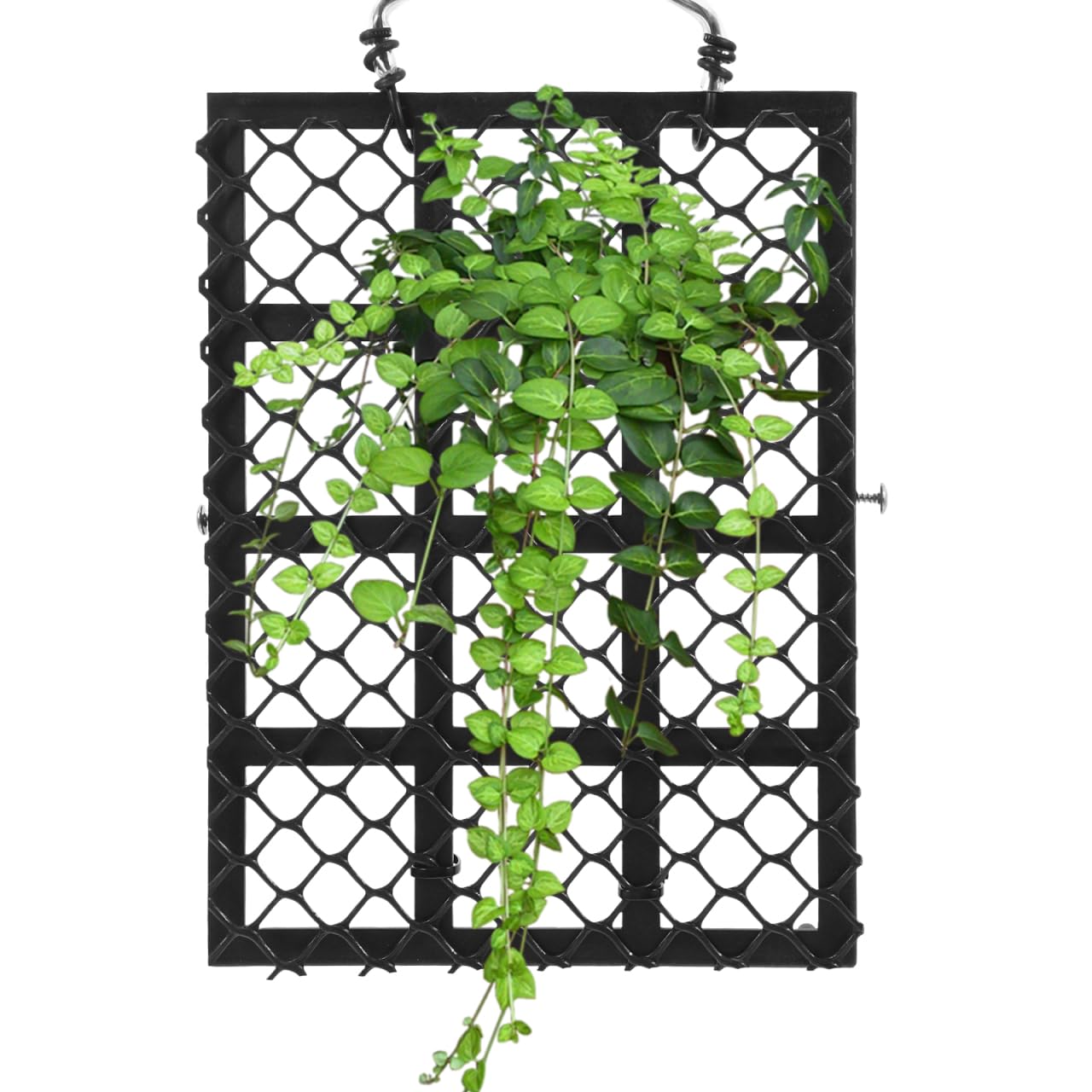 VANZACK Wall Mounted Planting Board for Indoor and Outdoor Plants Rustic Hanging Fern Planter Vertical Wall Planter Home Garden Decor 10.43X8.26X0.62In