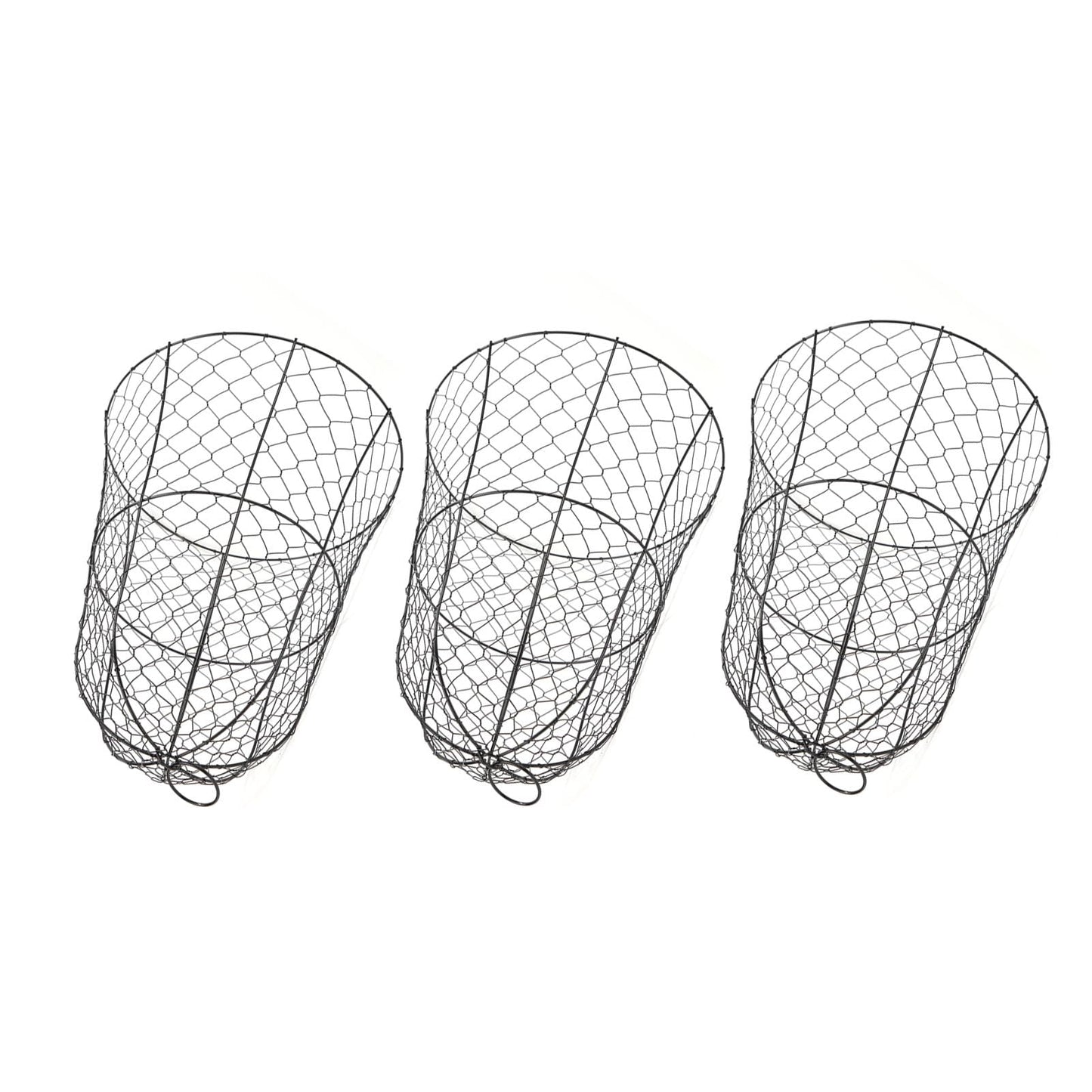 Garden Chicken Wire Cloche 10 Pack Garden Cloches for Plants Wire Plant Protectors from Animals Bell Shape Design Hook on the Top Thickened Iron Construction for Seedlings Shrubs Protection