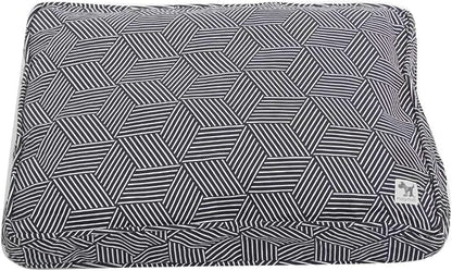 Molly Mutt Sheepy Wool-Filled Crate Pad, GOTS-Certified 100% Organic Cotton Canvas Cover with Soft 100% Natural Wool Insert, Ideal for Dog Bed or Kennel, Rough Gem, 54" x 37" x 2.5"