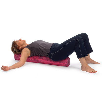 OPTP PRO-Roller Soft Density Foam Roller – Low Density Soft Foam Roller for Physical Therapy, Pilates, Yoga Foam Roll Exercises, and Muscle Recovery- Blue 36" x 6"