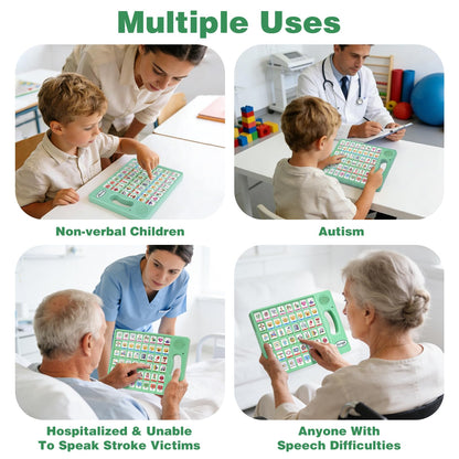 Joyreal AAC Device for Autism, Non Verbal Communication Tools for Speech Therapy & Stroke Rehab. Autism Communication Board with 5 Programmable Buttons & Adjustable Volume, Autistic Kids Must Haves