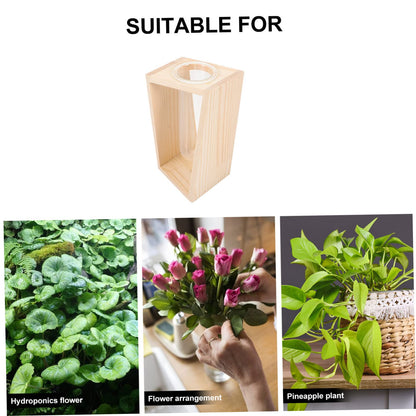 balacoo Test Tube Vase Rack Hydroponic Plant Terrarium for Home Decor Glass Container for Water Plants Creative Nordic Design for Elegant Spaces