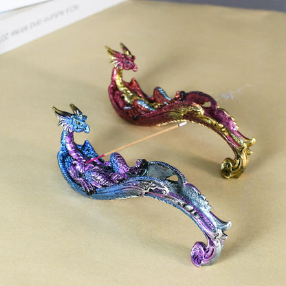 KalyZ@rts Dragon Statue Incense Burner, Incense Holder for Sticks, Incense Stick Holder, Incense Stick Stand for Home Decor (Blue Dragon)