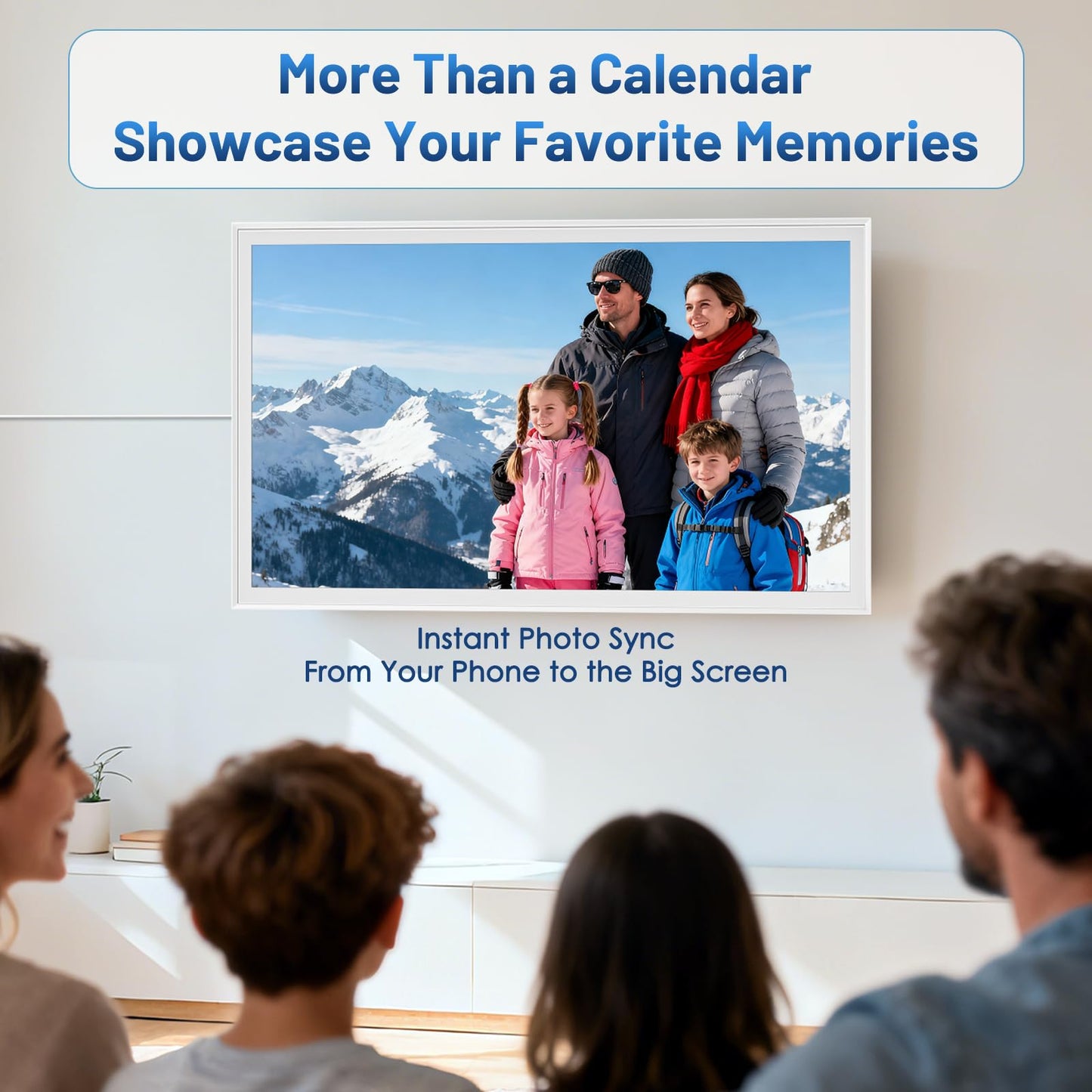 32 Inch Digital Calendar, Electronic Chore Chart, Smart Weekly and Monthly Planner 1920 * 1080P IPS Touchscreen Wall Calendar Rewards for Family Schedules, Meal Planning Gift