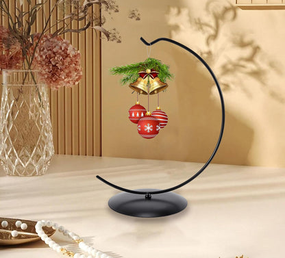 Maibloln Ornament Display Stand Hanger Rack Hook Chrismas Ornament Party Decoration Holder Air Plant Flower Pot Hanging Terrarium Home Office Decoration(C-Style)