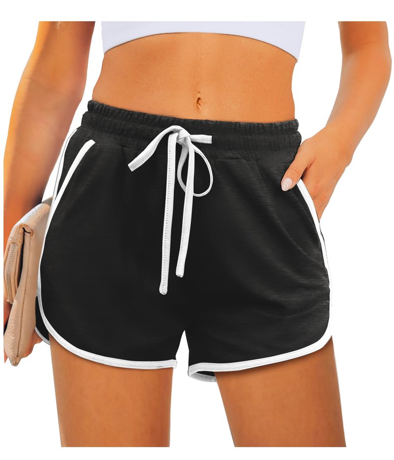 Aloodor Women's Clothing Workout Shorts Women Running Shorts with Pockets Summer Outfits for Women