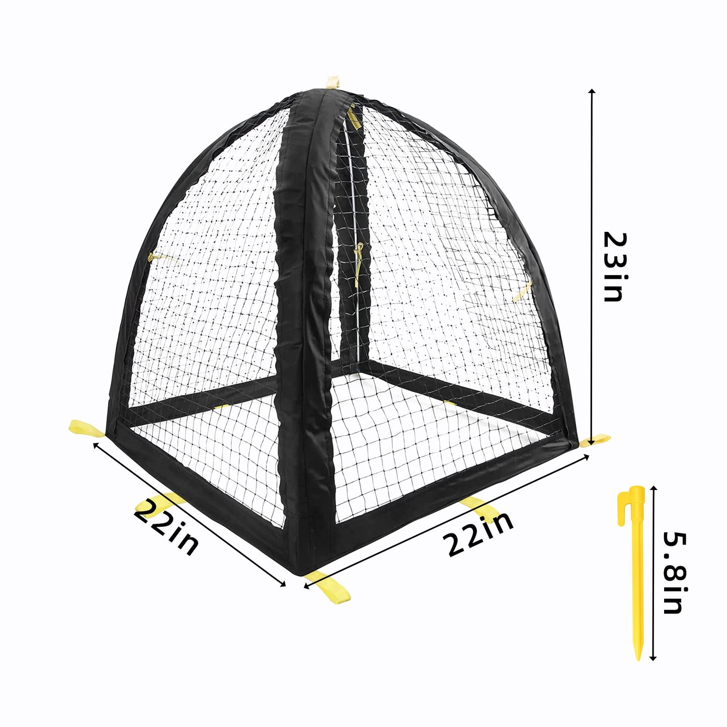 2PCS Pest Guard Cover-22 x 22 x 23 Inch Mesh Plant Cover for Pests-Garden Plants Cloche Tent for Protect Plants Vegetables Fruits Shrubs from Squirrel Animal Eating