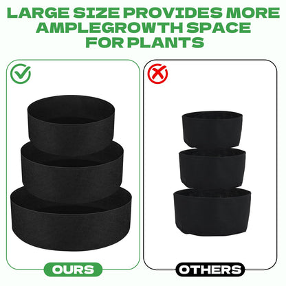 Sibosen 3 Tiered Fabric Strawberry Planter Strawberry Pyramid Planter for Outdoor Growing Vegetables Herb Plant（48 36 24 Inch ）