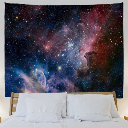 goodbath Space Wall Tapestry, Universe Galaxy and Star in Outer Space Wall Hanging for Living Room Bedroom Dorm, 80" x 60", Colorful