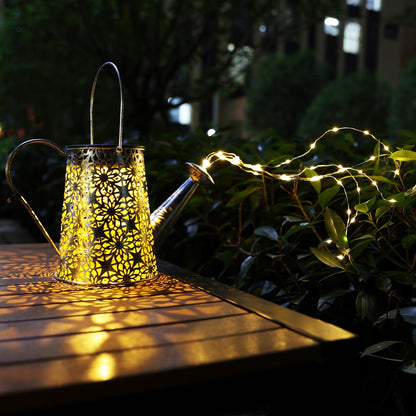 VOOKRY Solar Watering Can Lights, 2 Pack Retro Large Hanging Solar Lights Outdoor Decorative Waterproof Garden Decor for Outside Patio Yard Porch Lawn, Gifts for Mom Women Grandma Birthday