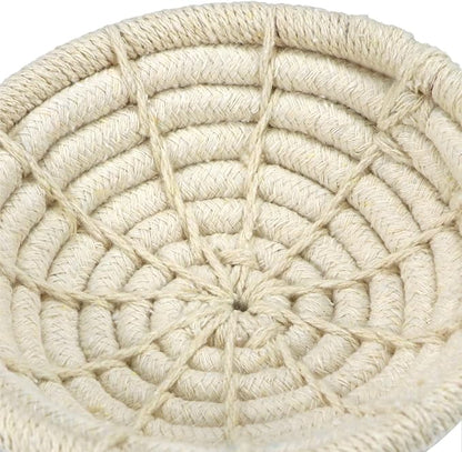 Wontee Bird Nest Breeding Nest Bed Bird Cage House for Parrots Budgies Parakeets Cockatiels Canary Finch Lovebirds (Cotton Rope)
