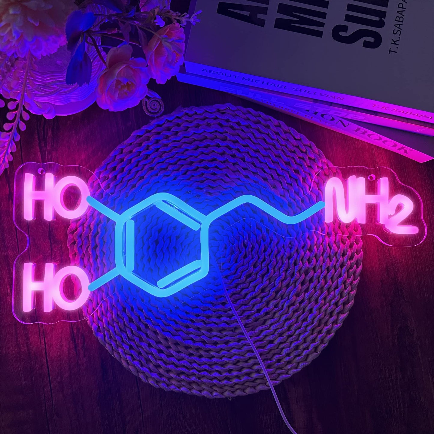 manimo Ocean World Porthole Neon Lights, LED Under Sea Porthole Neon Signs for Wall Decor,USB Night Light for Game Room Bedroom Birthday Wedding Party Gifts(13.3 * 13.3in)